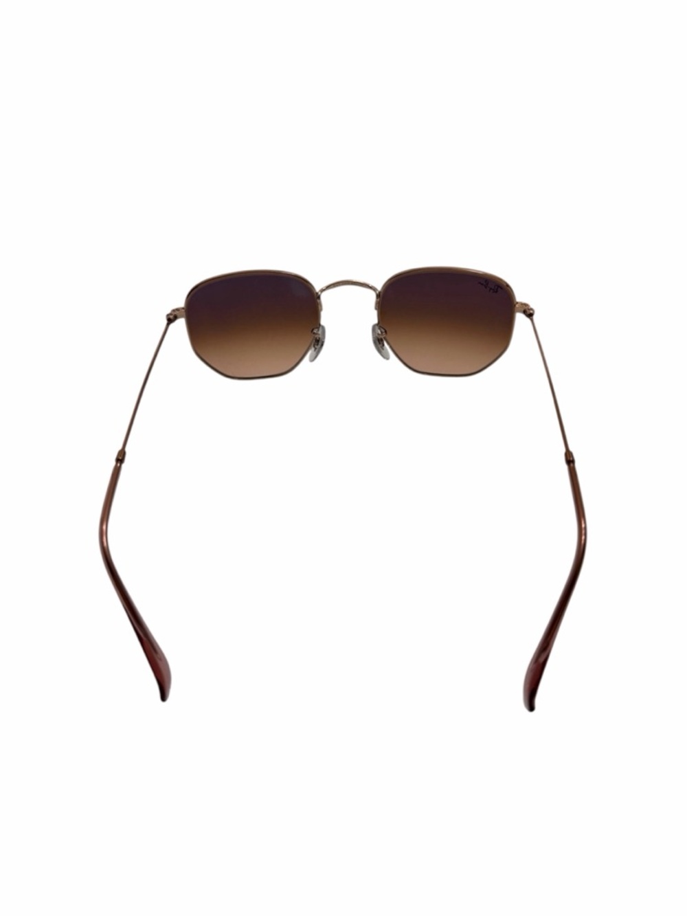 Ray-Ban Hexagonal Flat Sunglasses Copper Frame RB3548-N 9069/A5 48/21 140 3N - Picture 8 of 9